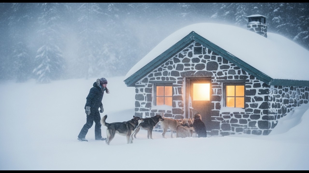 Stone House Survival: Fighting the Cold in a House of Shadows | Video 4k | KDA Survival