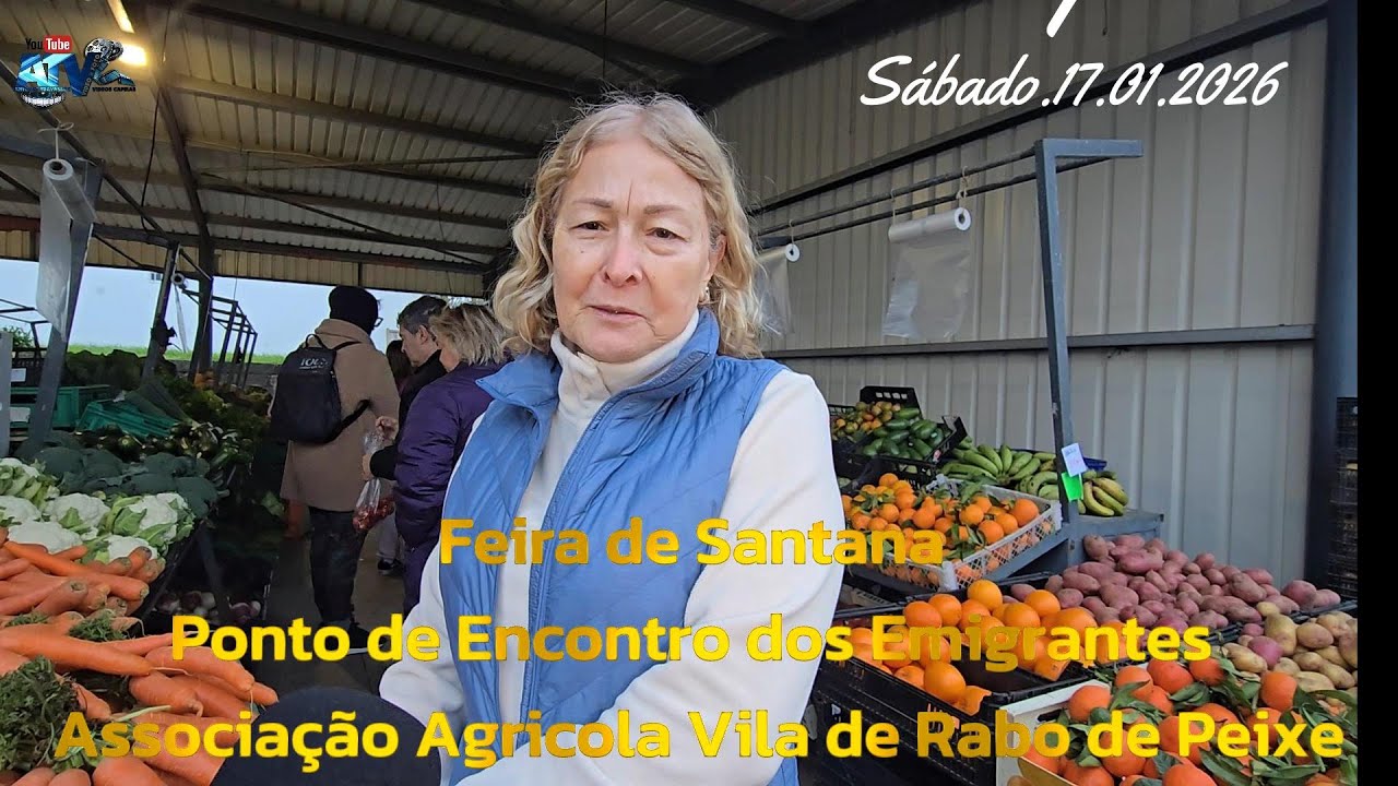 Feira de Santana Ponto de Encontro dos Emigrantes Associação Agricola V.Rabo Peixe Sábado 17 01 2026