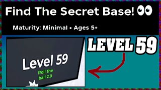 LEVEL 59 FIND THE SECRET BASE Walkthrough 👀 [Roblox] [Full Guide English]