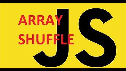 Javascript Array Shuffle by manipulating the sort()  method