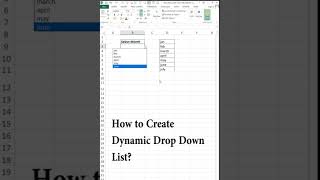 Create Dynamic Drop Down List in Excel | Excel Functions | Drop down List | Technical Cool