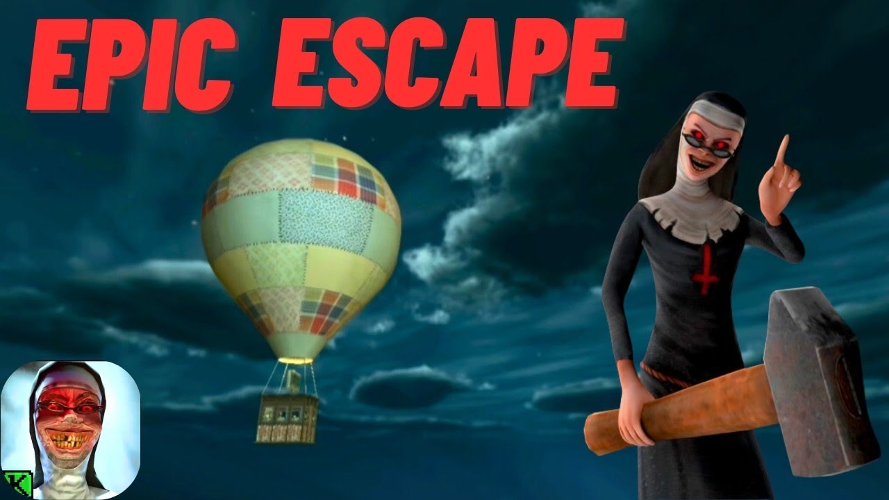 Evil Nun Parachute Escape Full Gameplay in Extreme mode||parachute||evil nun||