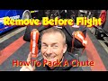 Remove before flight how to pack a parachute how fast 330