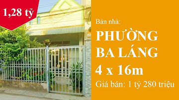 Bán nhà phường Ba Láng cách trung tâm Cần Thơ 5km (ĐÃ GIAO DỊCH)