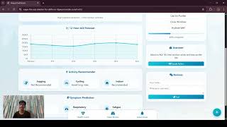 Vaayu: Unified AQI Forecasting & Policy Platform, Personalized for Delhi. screenshot 1