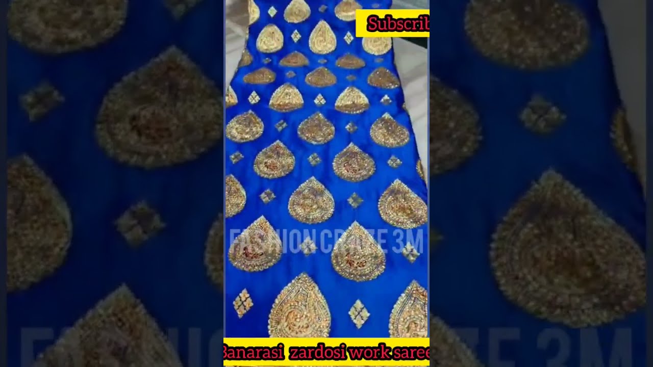 zari banarasi || fashion craze 3M || zardosi banarasi saree