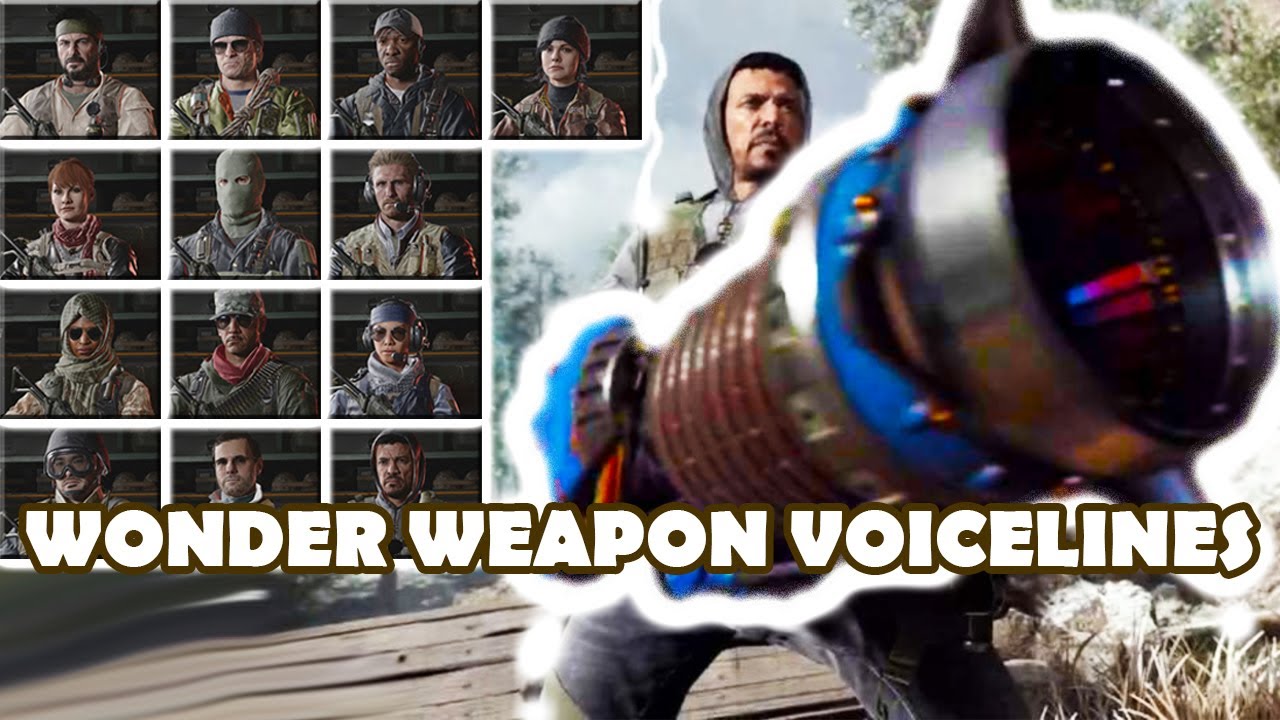 Call of Duty Black Ops Cold War "Wonder Weapon" Voicelines YouTube