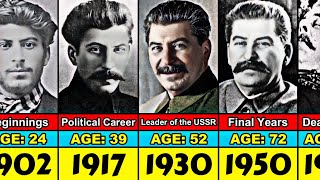 Famous Stalin Transformation From 1 to 74 Year Old Profile