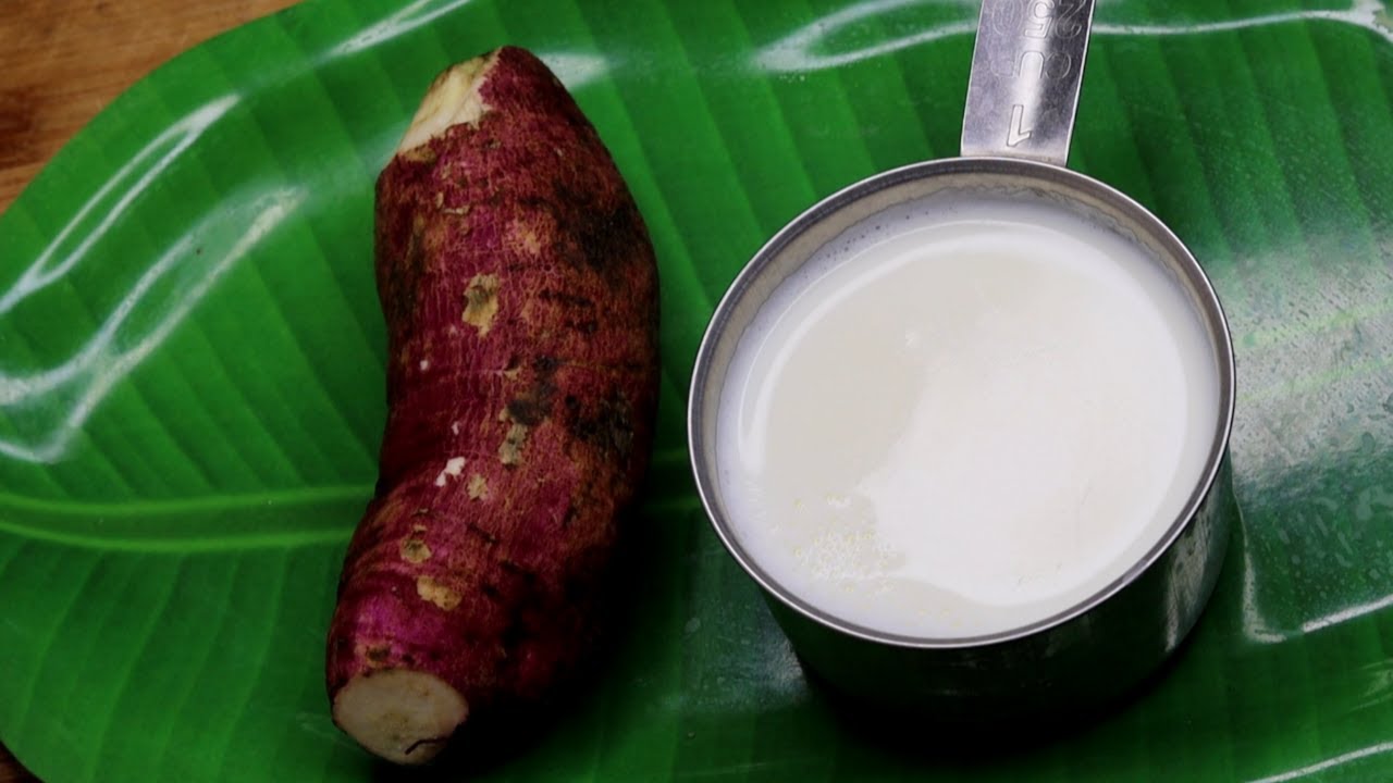1 sweet potato + 1 cup milk ready for tasty sweets instant sweet