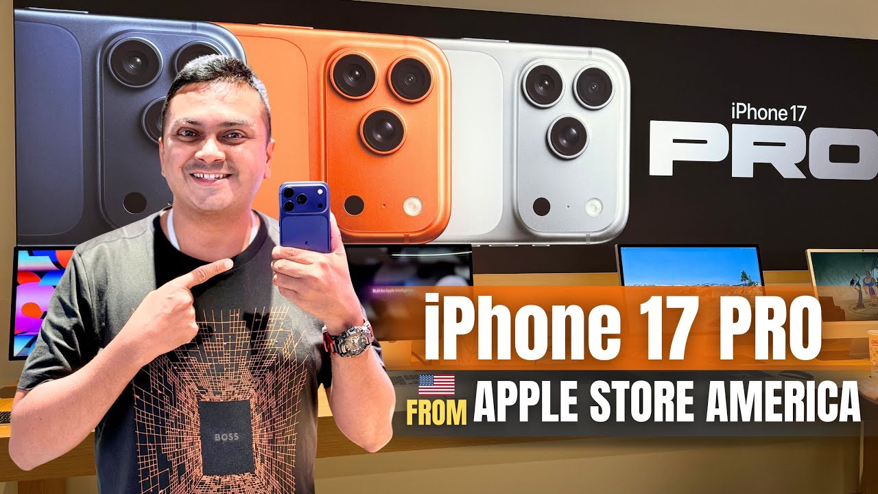 iPhone 17 Pro from Apple Store in USA🇺🇸 | Unboxing, Price, Exchange ...