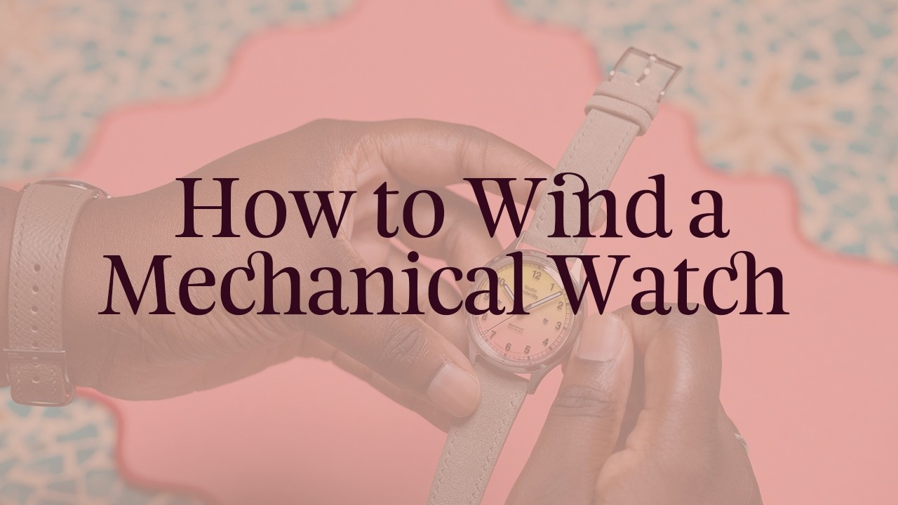 How to Wind A Mechanical Watch - YouTube