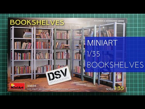 Video: MiniArt 35654 knihovny (1/35)