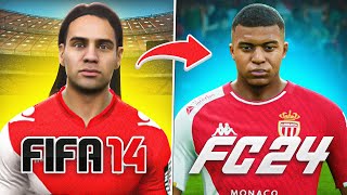 Reconstruyo al MÓNACO desde FIFA 14 hasta FC 24