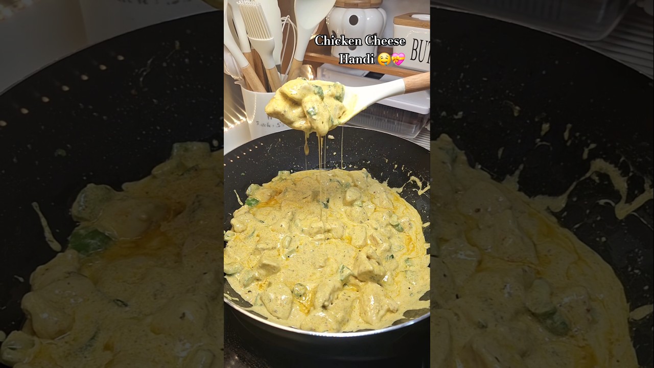 Chicken Cheese Handi Recipe 