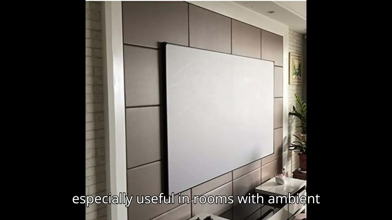 Transform Your Home Theater with This 2.35:1 4K Fixed Frame Projection Screen