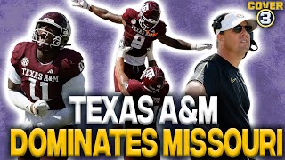 Texas A&M Dominates Missouri | A&M Won The Battle at the Line of Scrimmage | Cover 3 Podcast