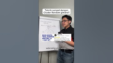 Thumbnail of Memahami teknik cluster random sampling - skripsi, tesis, disertasi