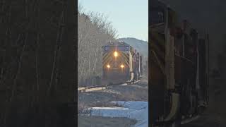 CN A402 with a short train, cn 2795 with a nice p5 and a very happy crew on a nice warm afternoon!