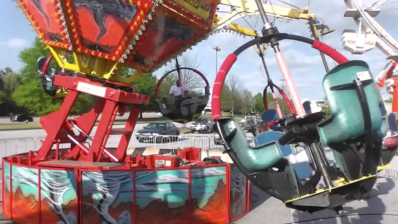 Arbor Place Mall Fair Rides In HD  Douglasville,Ga. 4-22-2013 PT.6 - YouTube
