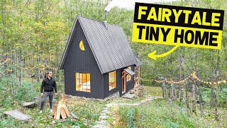 FAIRYTALE MOON-THEMED TINY HOME w/ Zen Bathhouse! (Full Airbnb Tour)