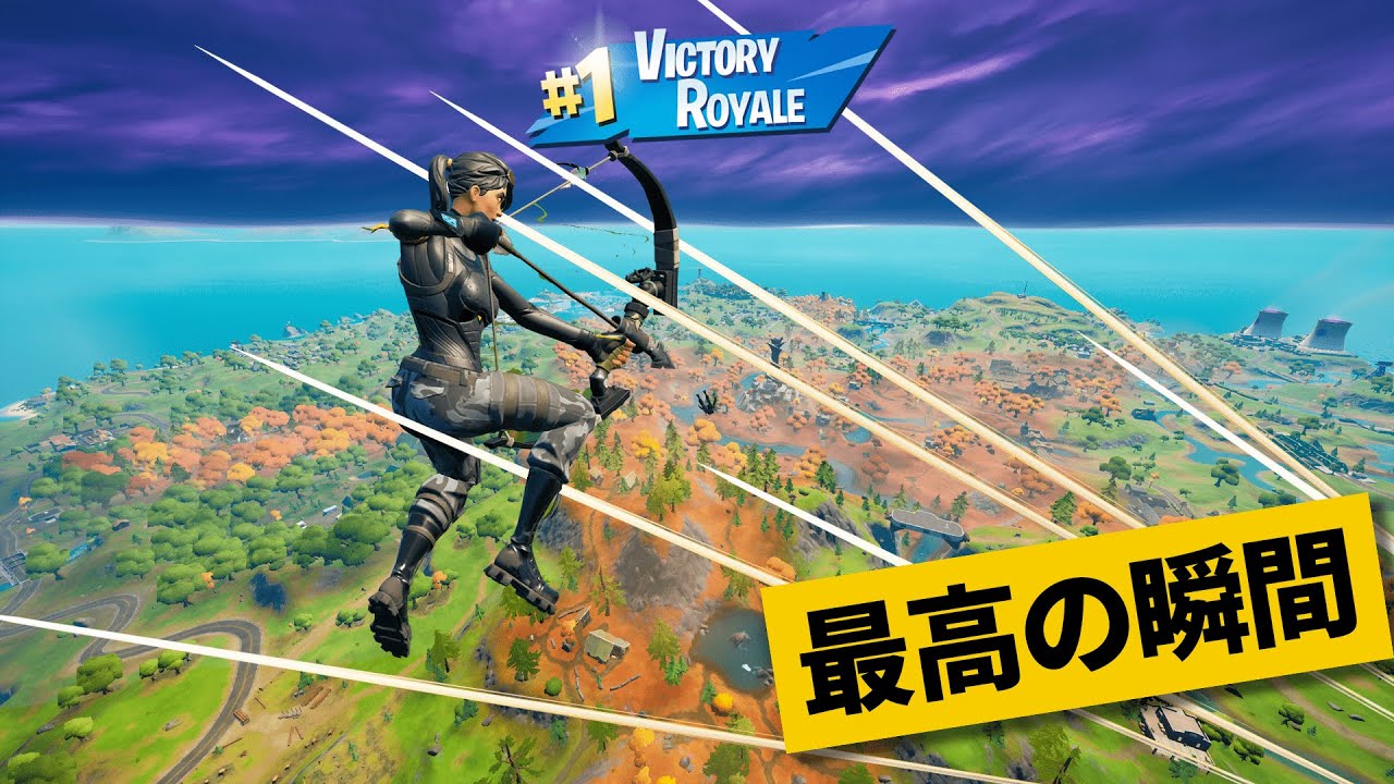 最高の瞬間40選 空中で弾を避けながらクソかっこいいビクロイ 神業面白プレイ集 Fortnite フォートナイト Youtube