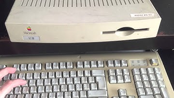 Software 3.5" floppy eject on Apple Macintosh LC III