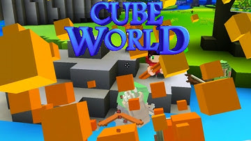 Cube World character creation and gameplay
