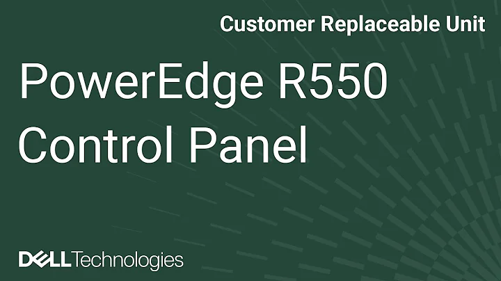 Dell  PowerEdge R550: Remove/Install Left Control Panel
