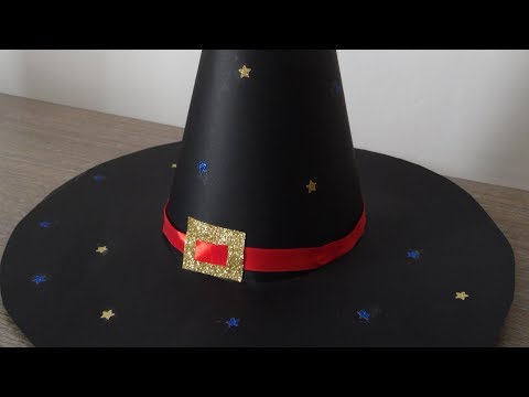 Tutorial cappello da strega in cartoncino