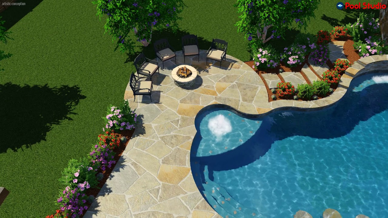 Pool Studio - 3D Swimming Pool Design Software - YouTube
