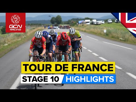 An Intense Day Of Racing On Brutal Terrain! | Tour De France 2023 Highlights - Stage 10