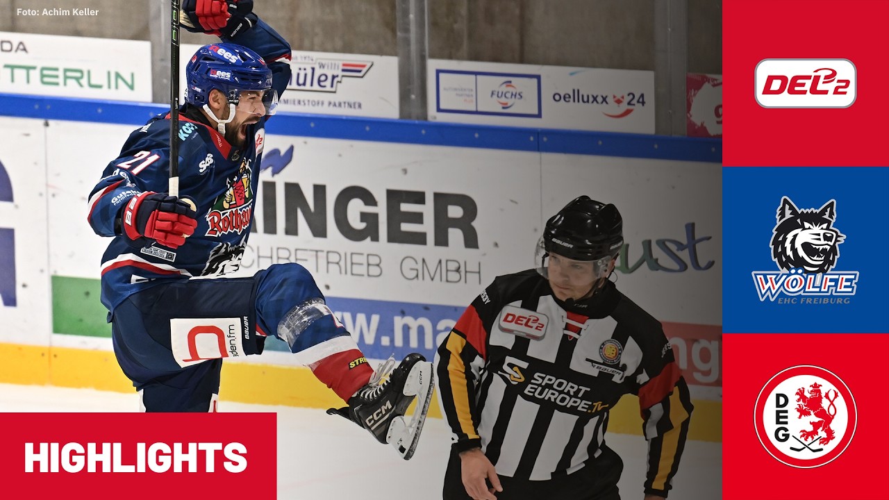 DEL2: EHC Freiburg vs Düsseldorfer EG | Highlights