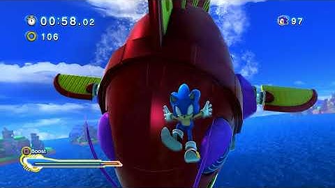 Sonic Generations Green hill (REDUX) Speedrun at 01:56.39 (w/no skills)