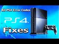 All ps4 error codes and fixes by technical adan