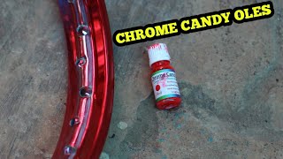 CAT MENGKILAP TANPA MESIN!!CHROME CANDY OLES INSTAN & PRAKTIS