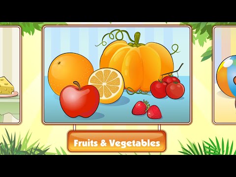 Intellijoy, Kids Connect the dots, part 4, fruits & vegetables