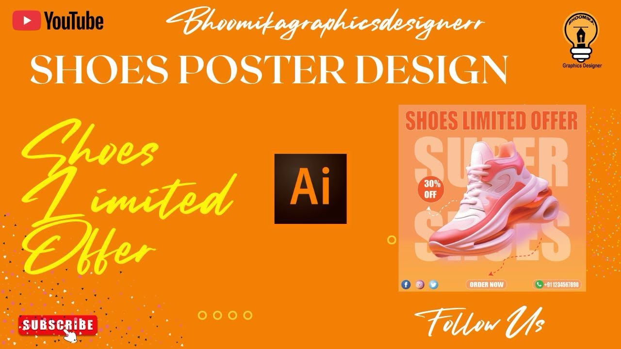 Shoes Poster Design 