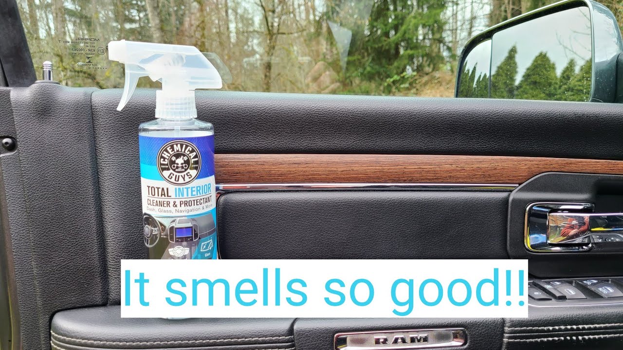 Clean 9 Interior Spots (+Bonus!) with only 1 Product - Total Interior New  Car Scent - Chemical Guys 