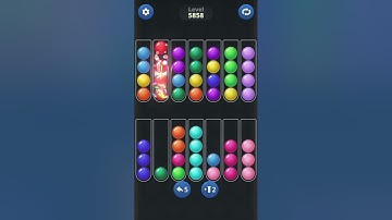 Ball Sort by Infinite Joy: Levels 5857, 5858, 5859