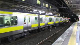 JR総武線各駅停車 E231系B31編成(機器更新車) 津田沼駅発車