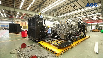 AGG diesel generator sets Workshop overall aerial photography