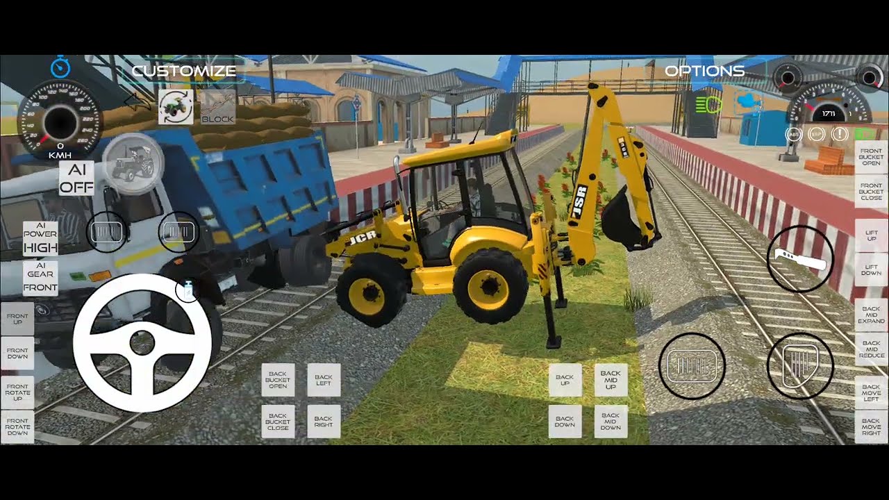 Game ll JCB Truck Loading Bori Gameplay ll offline Game ll Shubham Game A to Z #offlinegame 