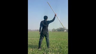 Look up at the sky and see if the golden cudgel is falling down? #GoldenCudgel #棍花教学 #三哥 #A set of