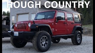 Jeep Wrangler 4' Rough Country Lift Kit Install!