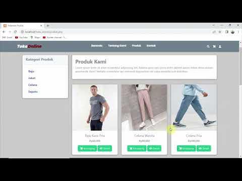 19 - Tutorial Membuat Toko Online Dengan PHP dan Mysqli - Menampilkan ...