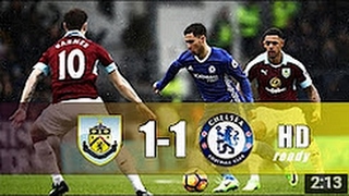 Burnley vs chelsea 1-1 all goals & extended highlights 11/02/2017 hd