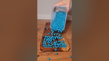 Oddly Satisfying Reverse Video Stars Pop Tube Colorful Beads Domino @worldinreverse #asmr