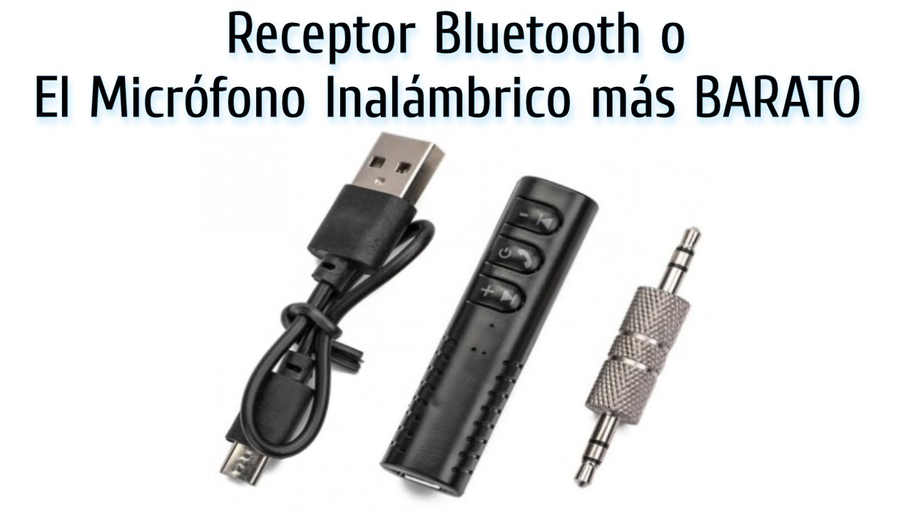 Receptor Bluetooth o el Micrófono Inalámbrico mas BARATO del Mercado 