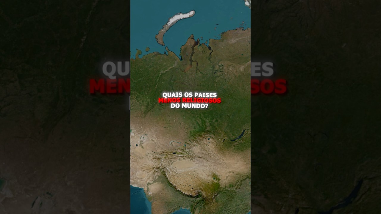 Quais são os paises menos religiosos do mundo? #geografia #religião #mapas #curiosidades #fé