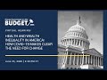 Health and Wealth Inequality in America: How COVID-19 Makes Clear the Need for Change